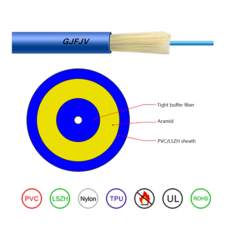 GJFJV Innendørs Single Core Jumper Wire optisk kabel